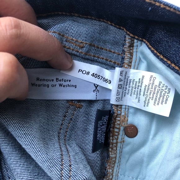 Madewell Skinny Skinny 8” Riverdale Wash 25 F9016 - Picture 13 of 14